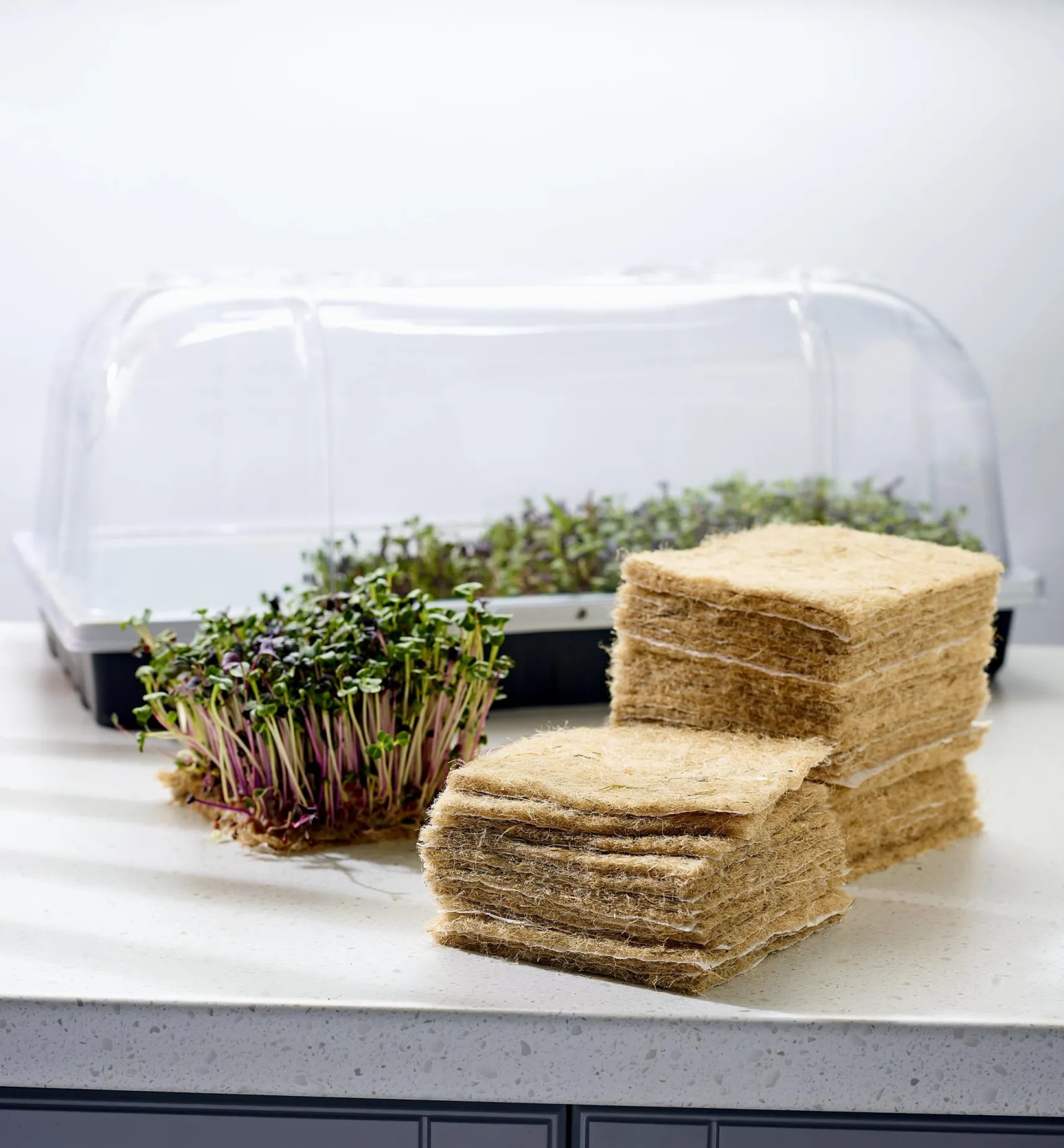 Hot Hemp-Fiber Grow Mats Seed Starting