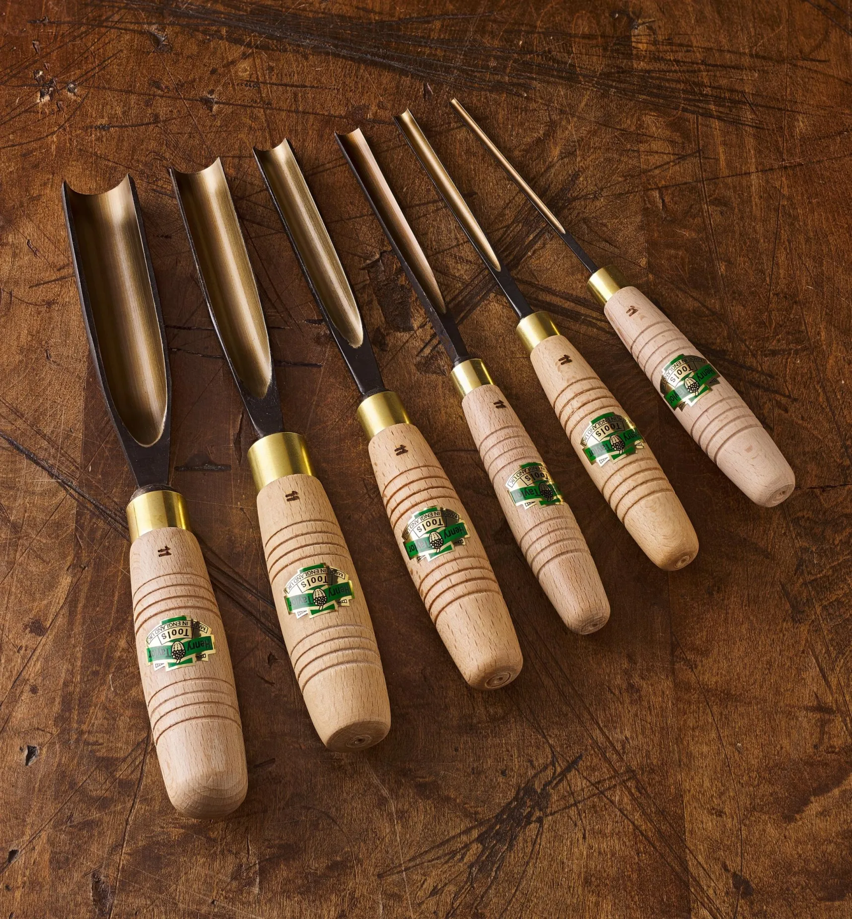 Clearance Henry Taylor #11 Straight Gouges Hand Tools