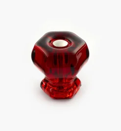 Discount Hexagonal Glass Knob Knobs