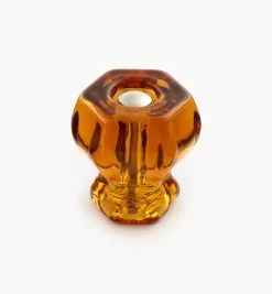 Discount Hexagonal Glass Knob Knobs
