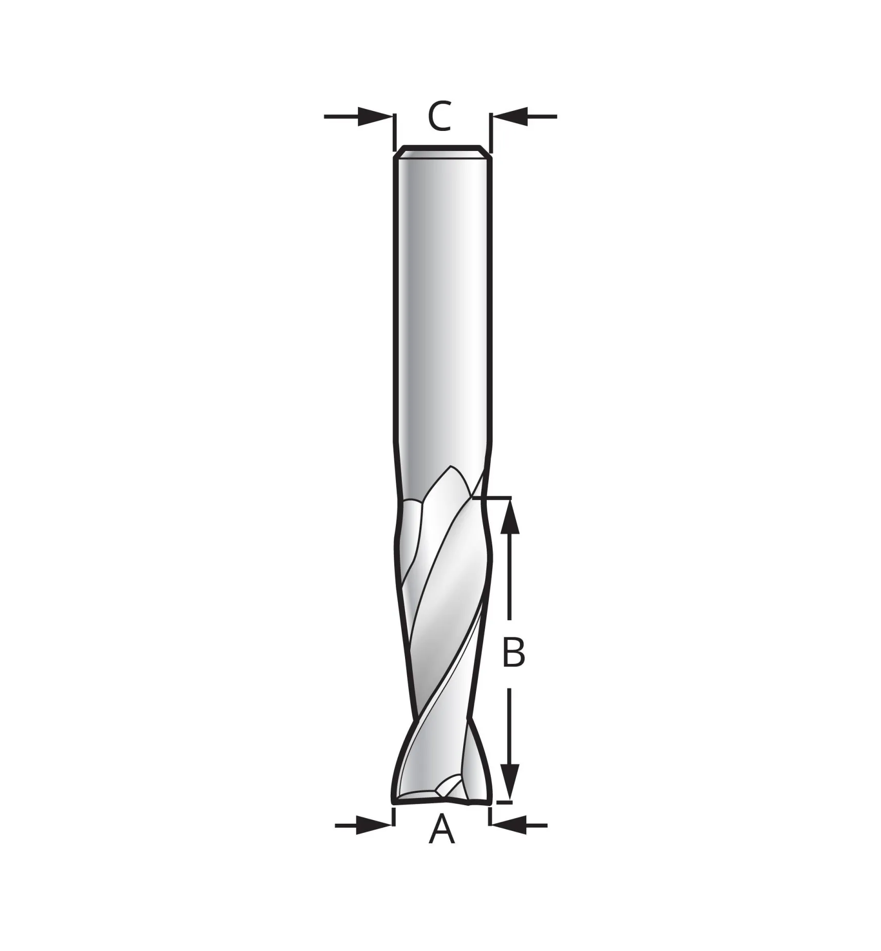 Sale High-Speed Steel Onsrud Spiral Router Bits Routing