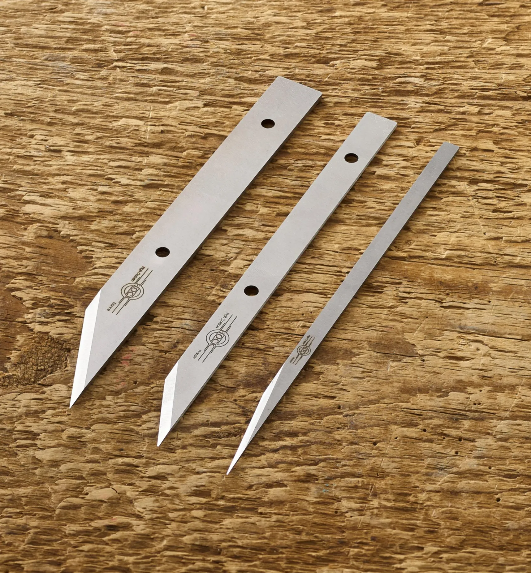 Clearance Hock Double-Bevel Violin Knife Blades Hand Tools