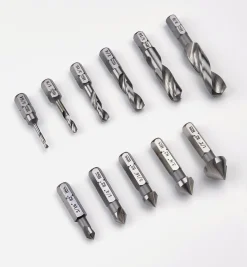 Hot HSS Twist Bit & Countersink Set Power Tool Accessories