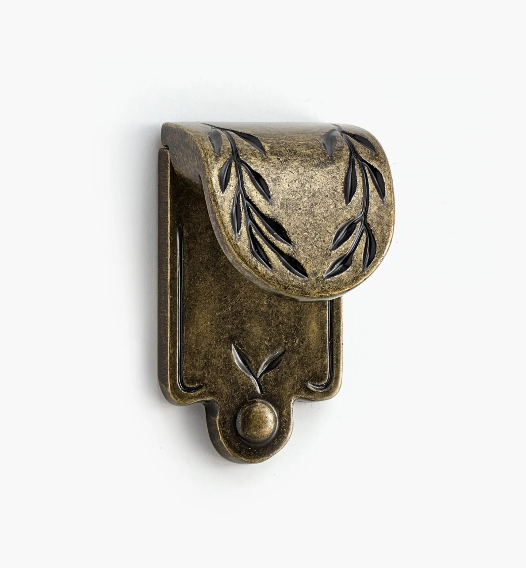 Clearance Inspirations Leaf Motif Finger Pull Pulls