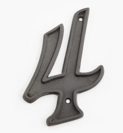 Discount Italic Cast Brass House Numbers Architectural Hardware