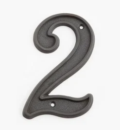 Discount Italic Cast Brass House Numbers Architectural Hardware