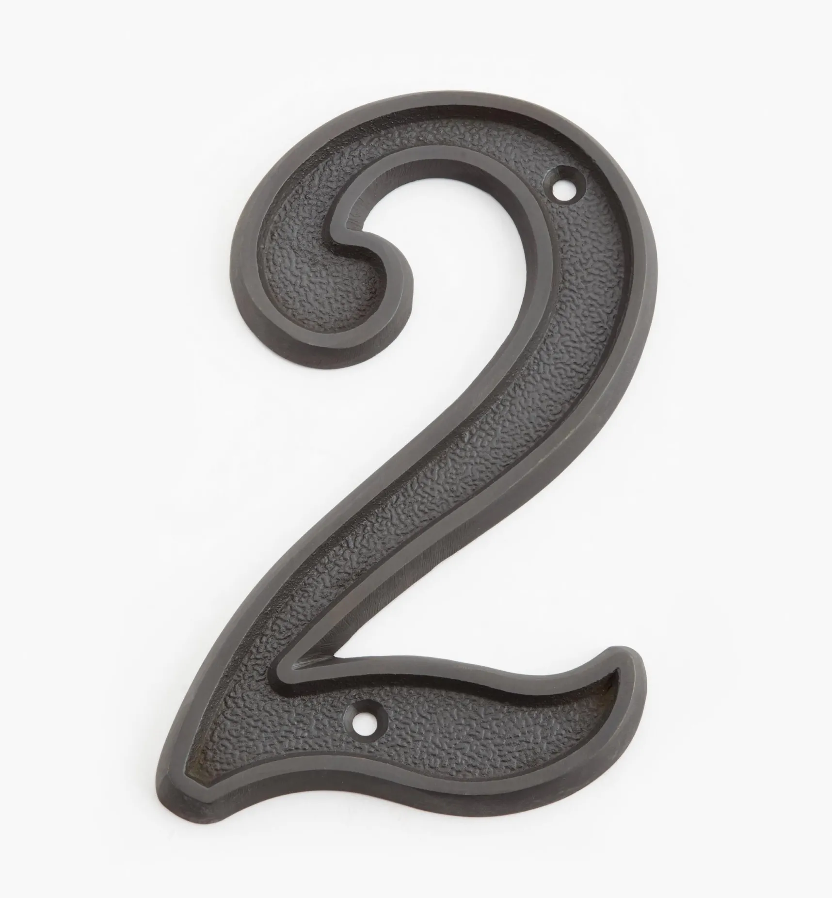 Discount Italic Cast Brass House Numbers Architectural Hardware