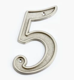 Discount Italic Cast Brass House Numbers Architectural Hardware