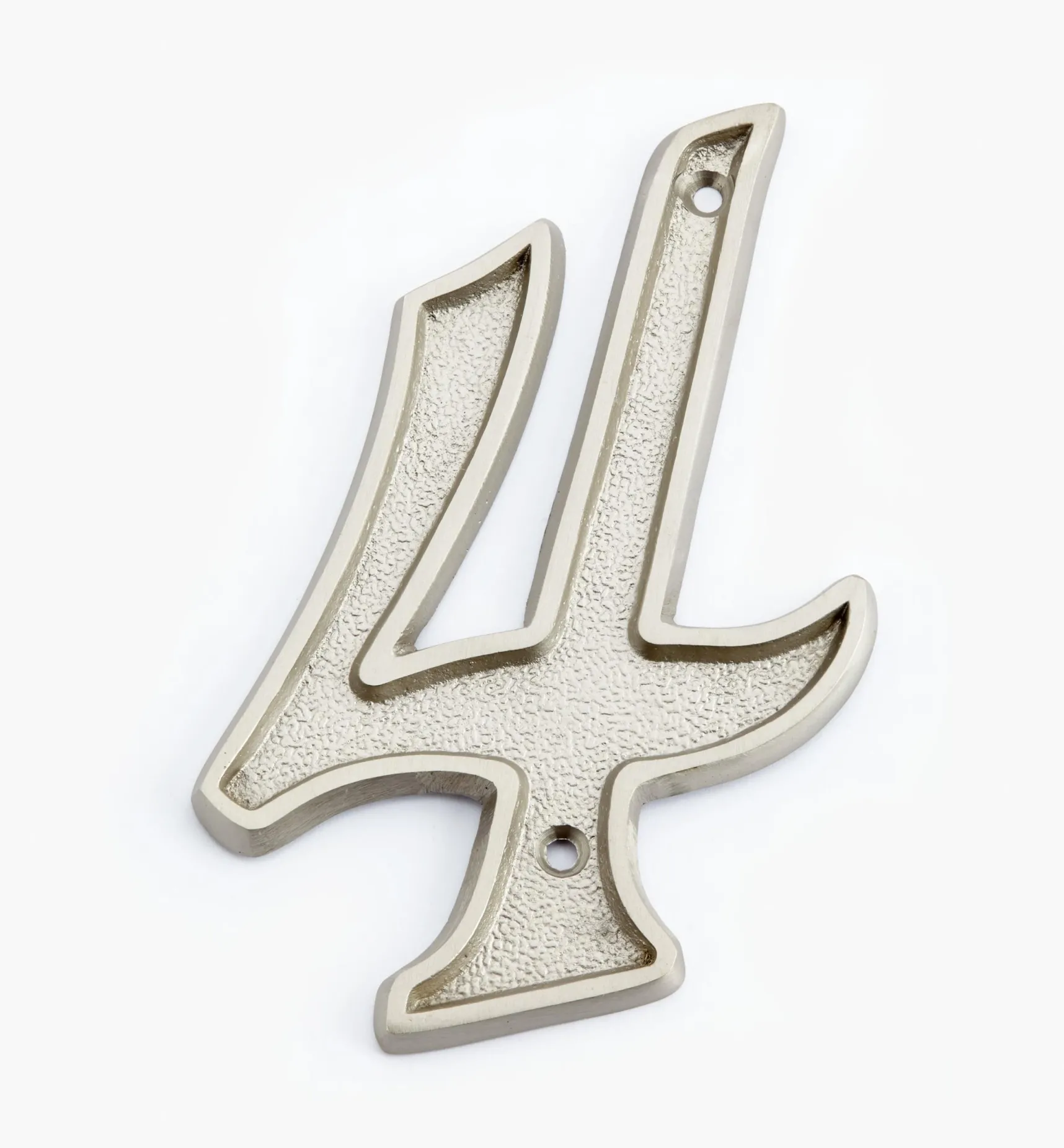 Discount Italic Cast Brass House Numbers Architectural Hardware
