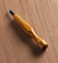 Clearance Japanese 7.5mm Detail Carving Left-Hand Skew Chisel Hand Tools