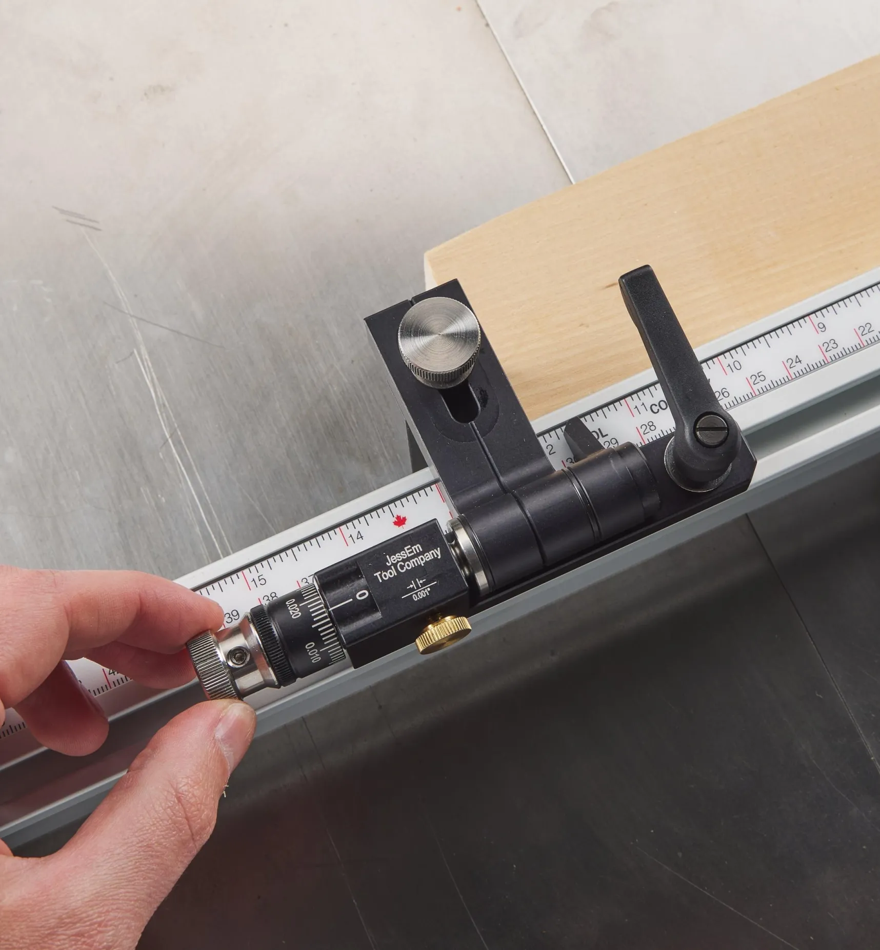 JessEm Mite-R-Excel II Miter Gauge With Micro-Adjuster Power Tool Accessories
