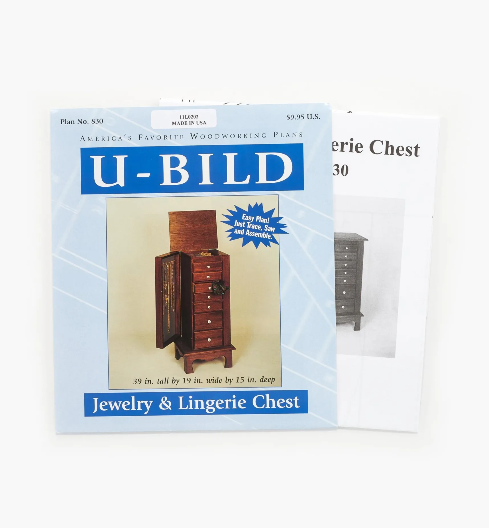 Clearance Jewellery & Lingerie Chest Plan Plans