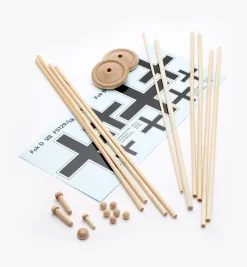 Kit For Toy Bi-Wing Plane Plan Supplies