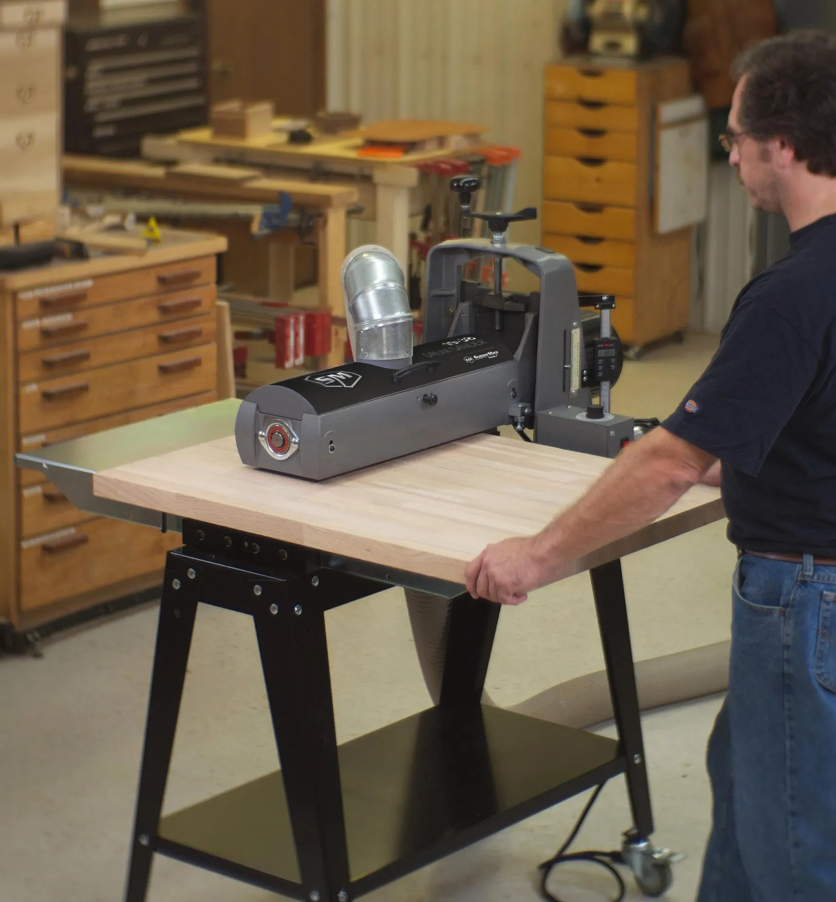 Online Laguna SuperMax 19-38 Drum Sander Set Power Tools