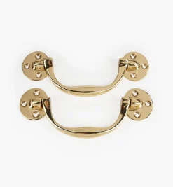 Sale Large Cast Brass Chest Lifting Handles Handles