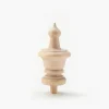 Sale Large Hardwood Decorative Finial Project Supplies