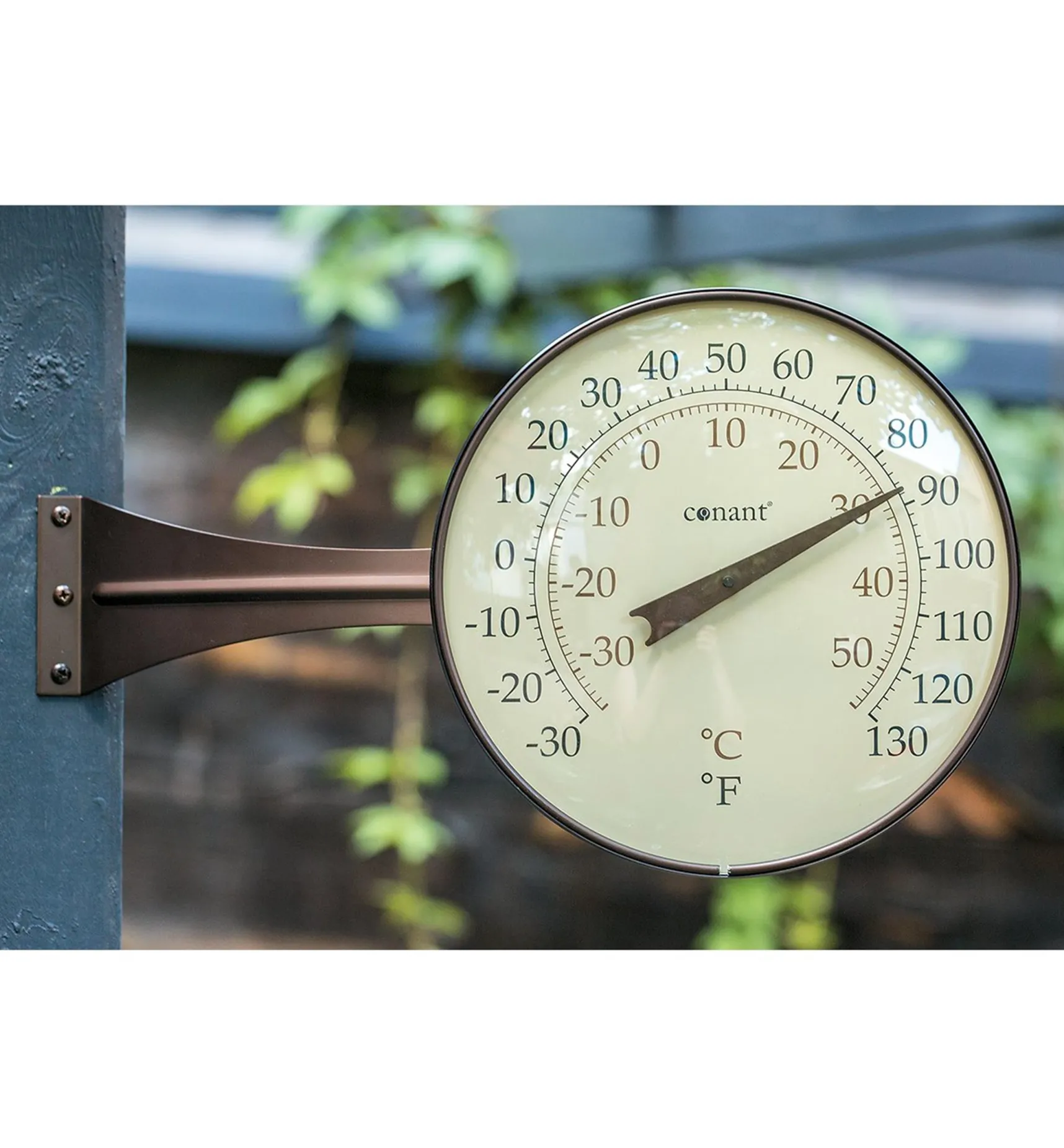 Outlet Large-Dial Thermometer Weather Measurement