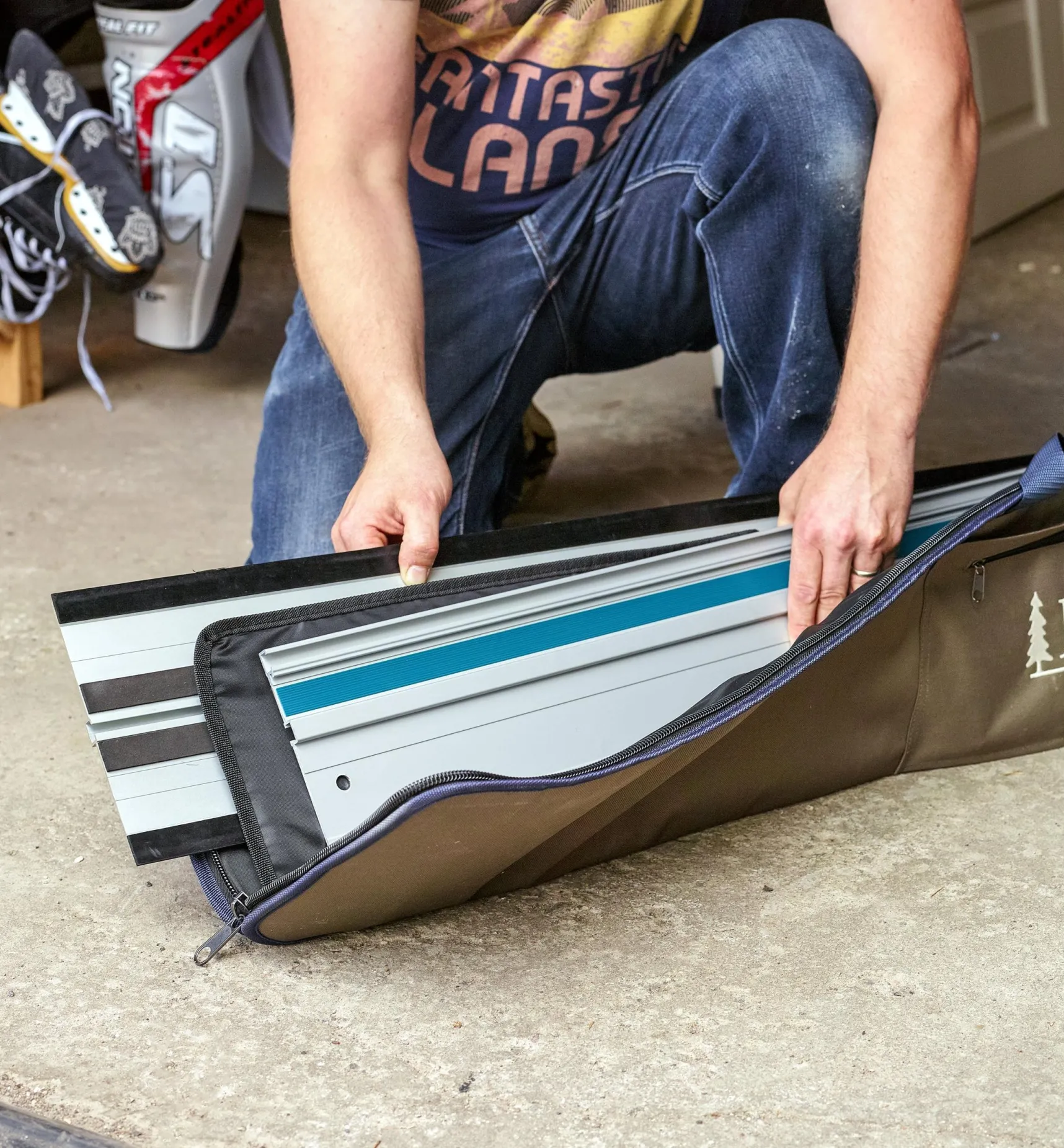Online Track Saw Guide Rail Bag For 1500mm (60") Rails Workshop