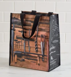 Woodworking-Print Shopping Bags Personal Accessories
