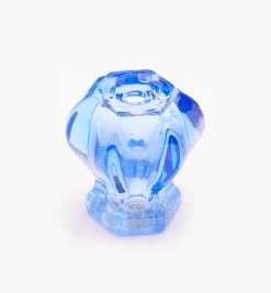 New Light Blue Glass Knob Knobs