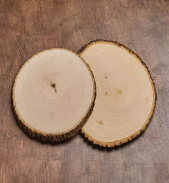 New Live-Edge Oval Basswood Plaques Supplies