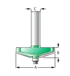 Hot Low-Angle Bevel Bits Routing