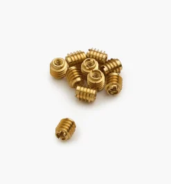 M4-0.7 Brass Knife-Edge Insert Nuts Fasteners