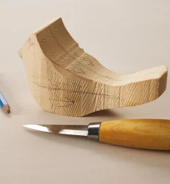 Clearance Make It Yourself Hand-Carved Basswood Birds Kit Supplies