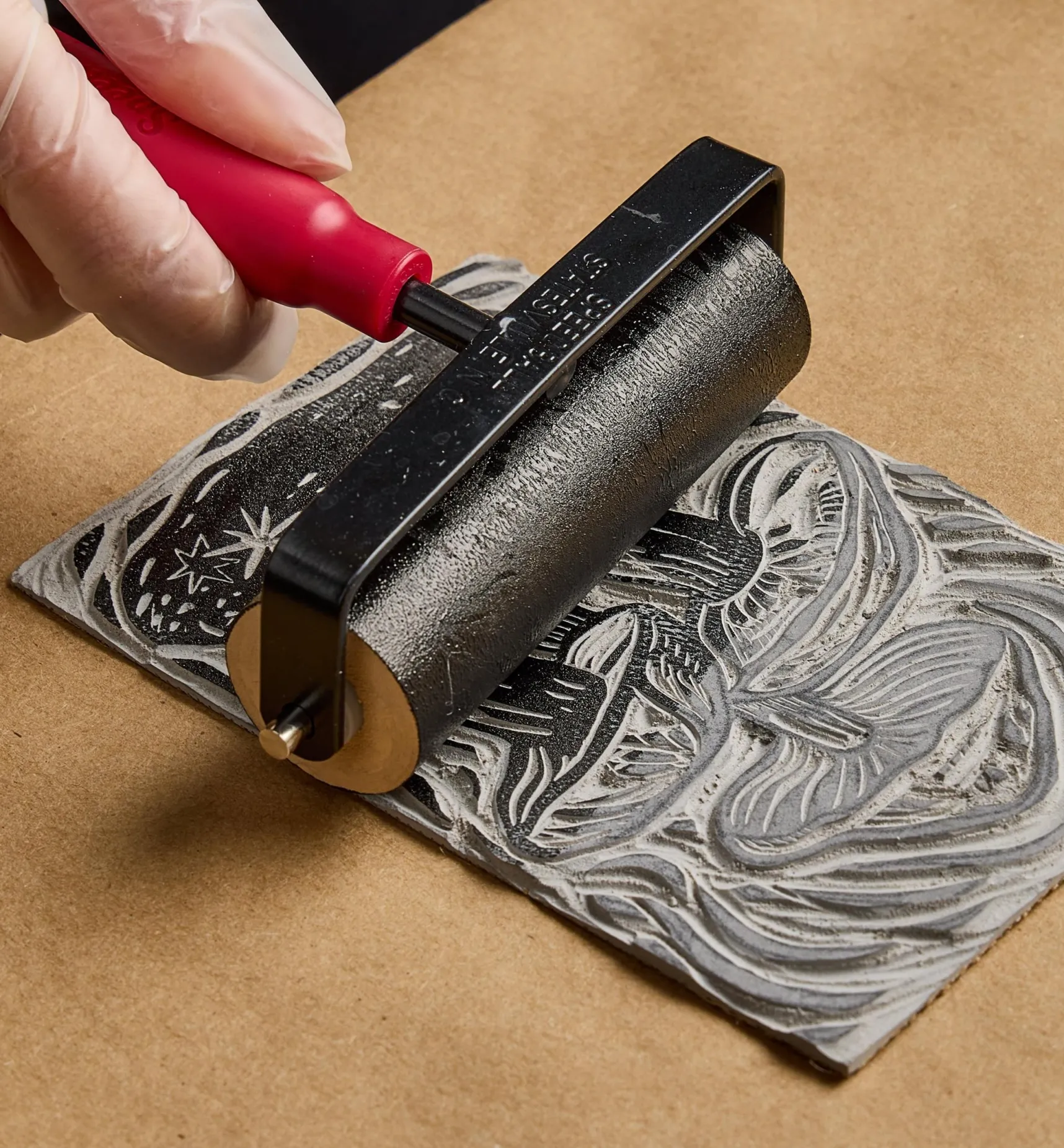 Hot Make It Yourself Linocut Printmaking Kit Supplies