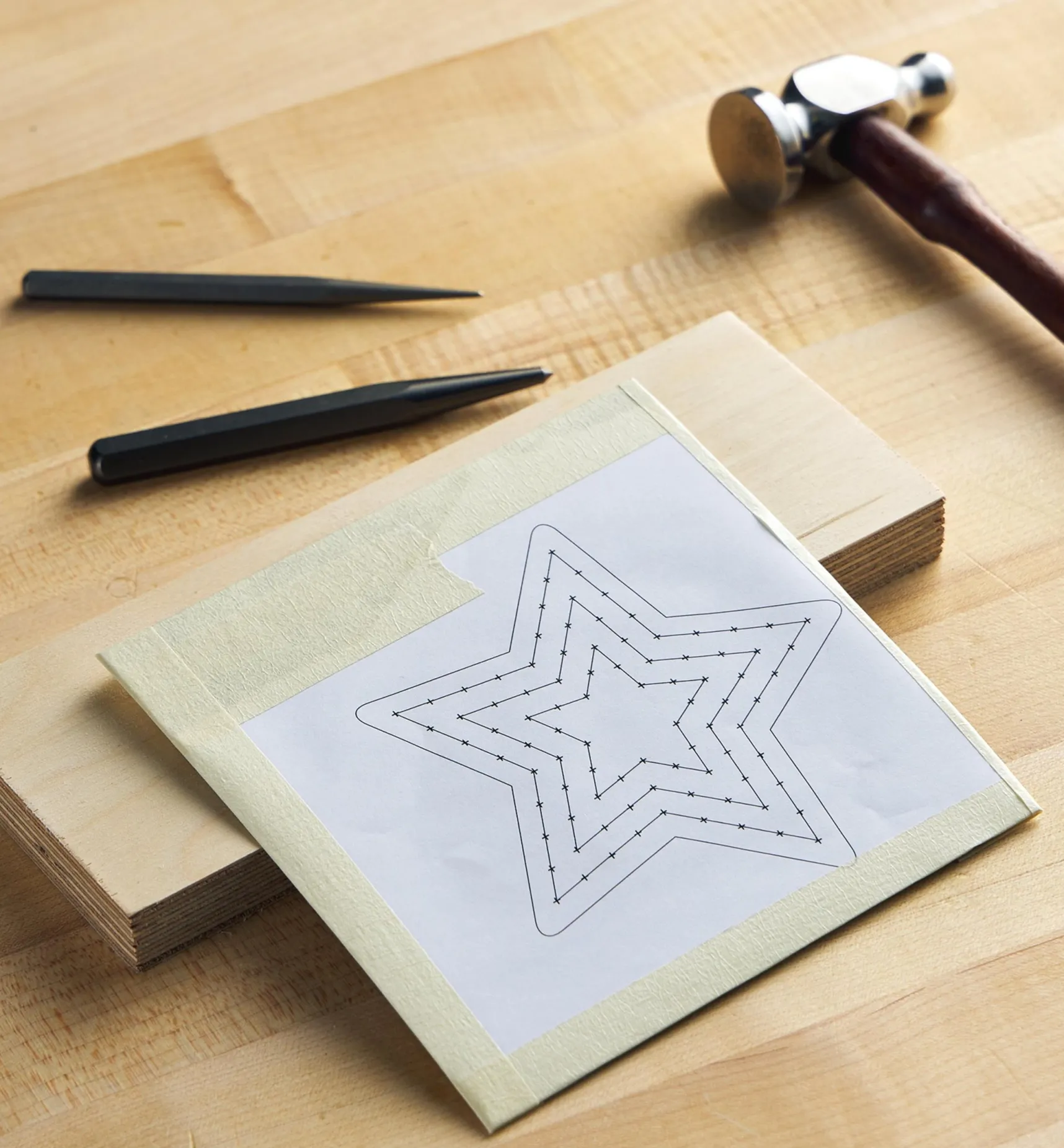 Best Make It Yourself Pierced-Tin Ornaments Kit Supplies