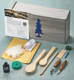 Hot Make It Yourself Spoon Carving Kit Supplies