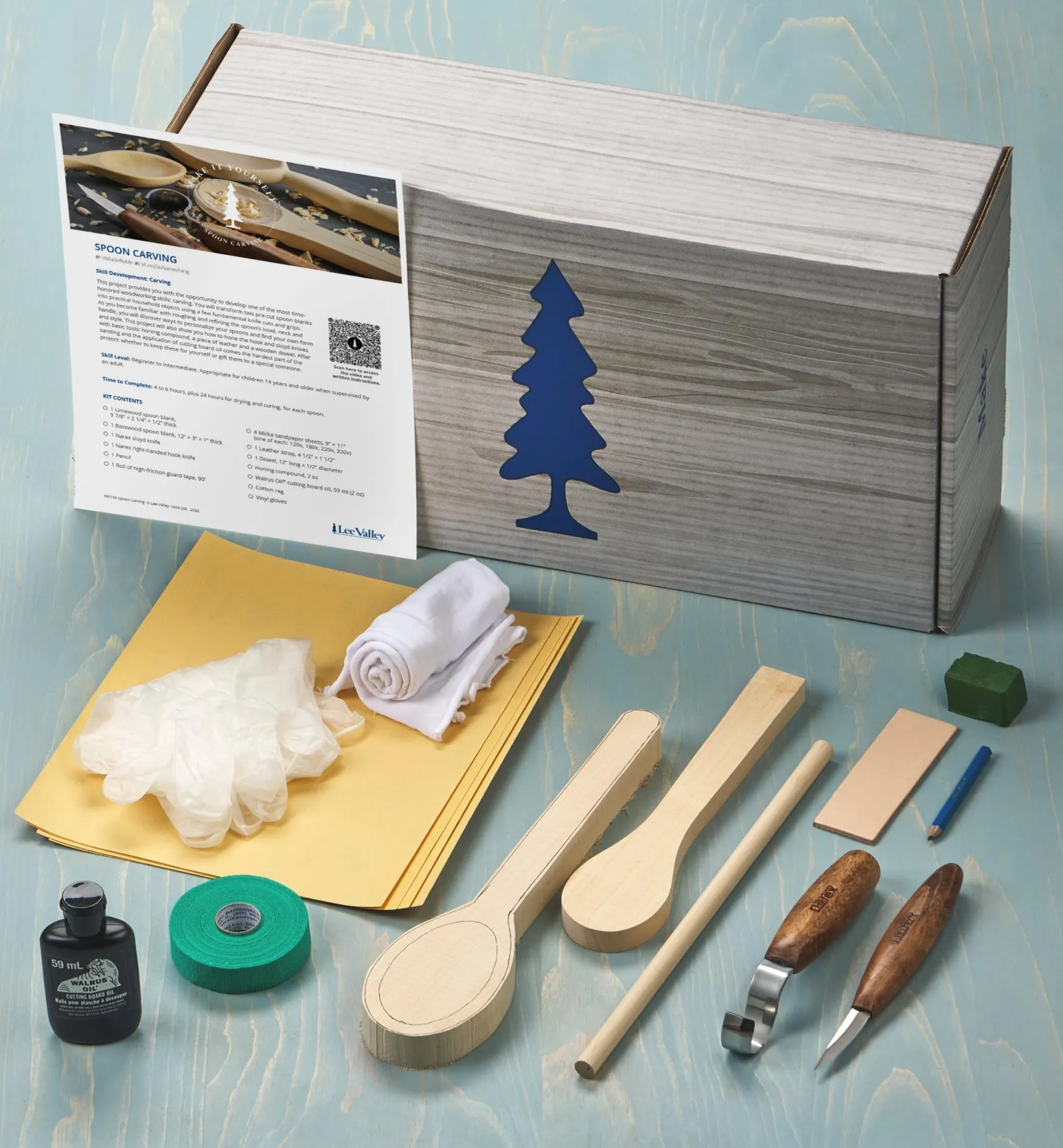 Hot Make It Yourself Spoon Carving Kit Supplies