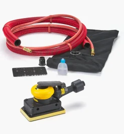 Hot Mirka 3" × 5" Pneumatic Sander With Self-Generating Vacuum, 3mm Orbit Power Tools