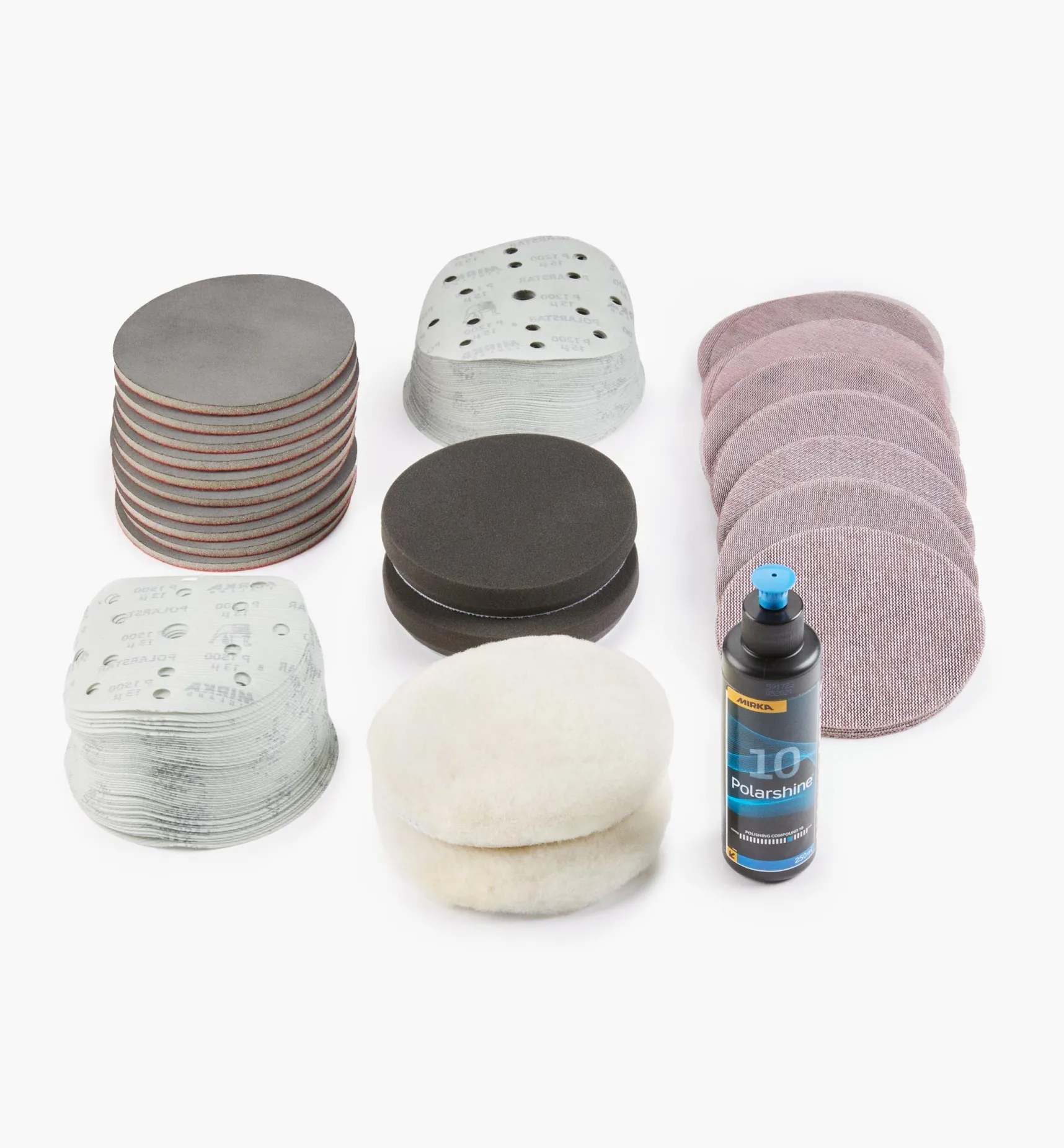 Clearance Mirka 6" Epoxy Starter Kit Supplies