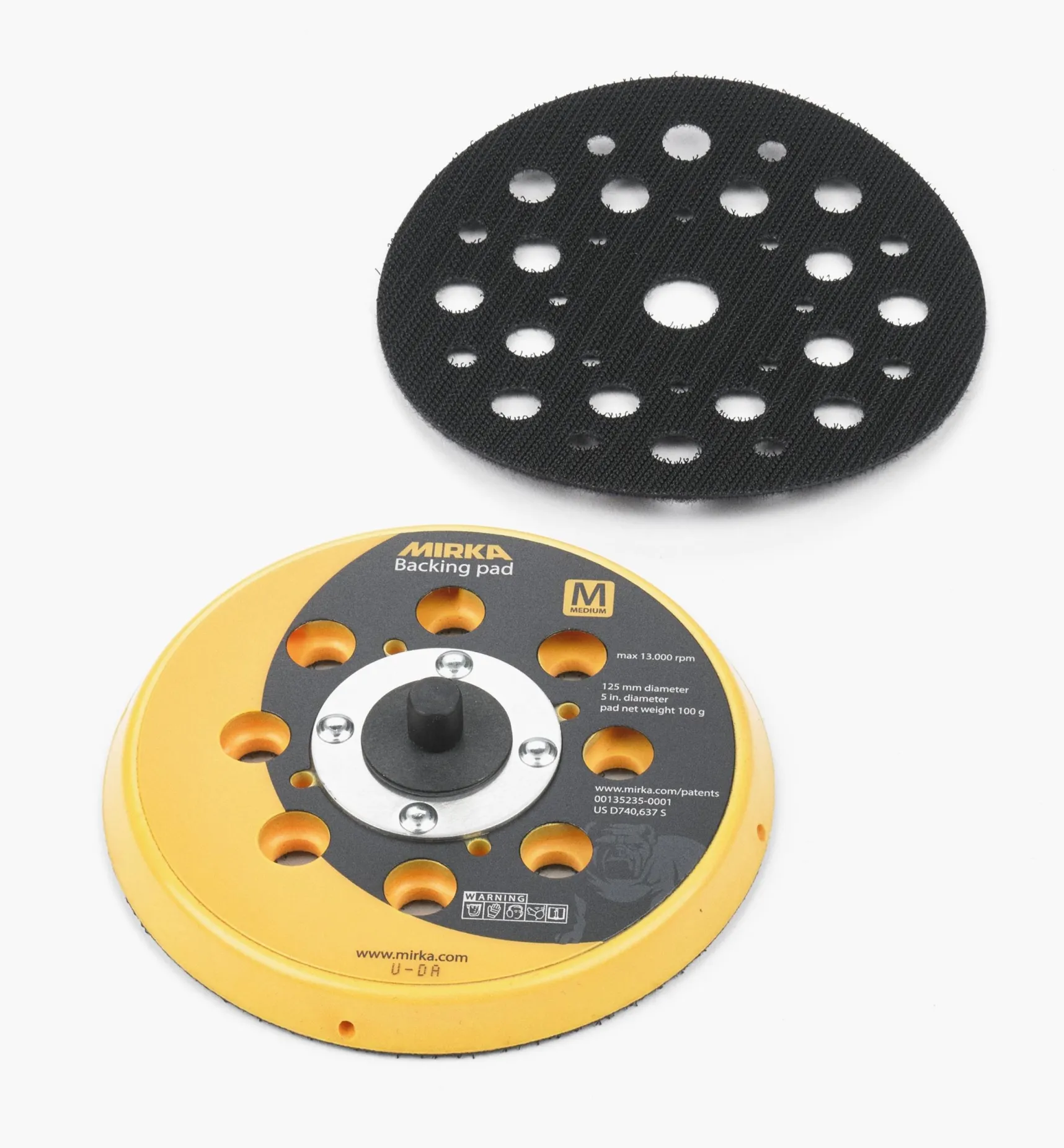 Best Mirka 28-Hole 5" Grip-Faced Net Pad Supplies
