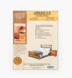 Outlet Mission Bed & Nightstand Plan Plans
