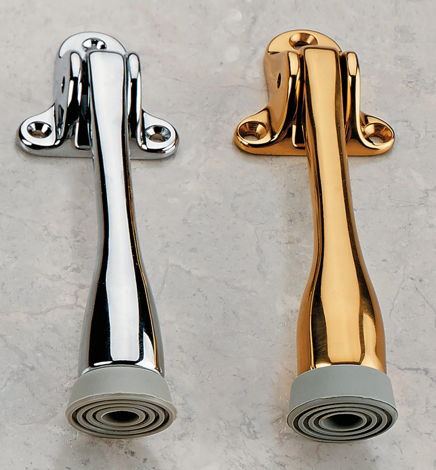 Sale National Manufacturing Solid Brass Kick-Down Doorstops Architectural Hardware