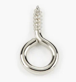 Outlet Nickel-Plated Screw Eyes Hooks