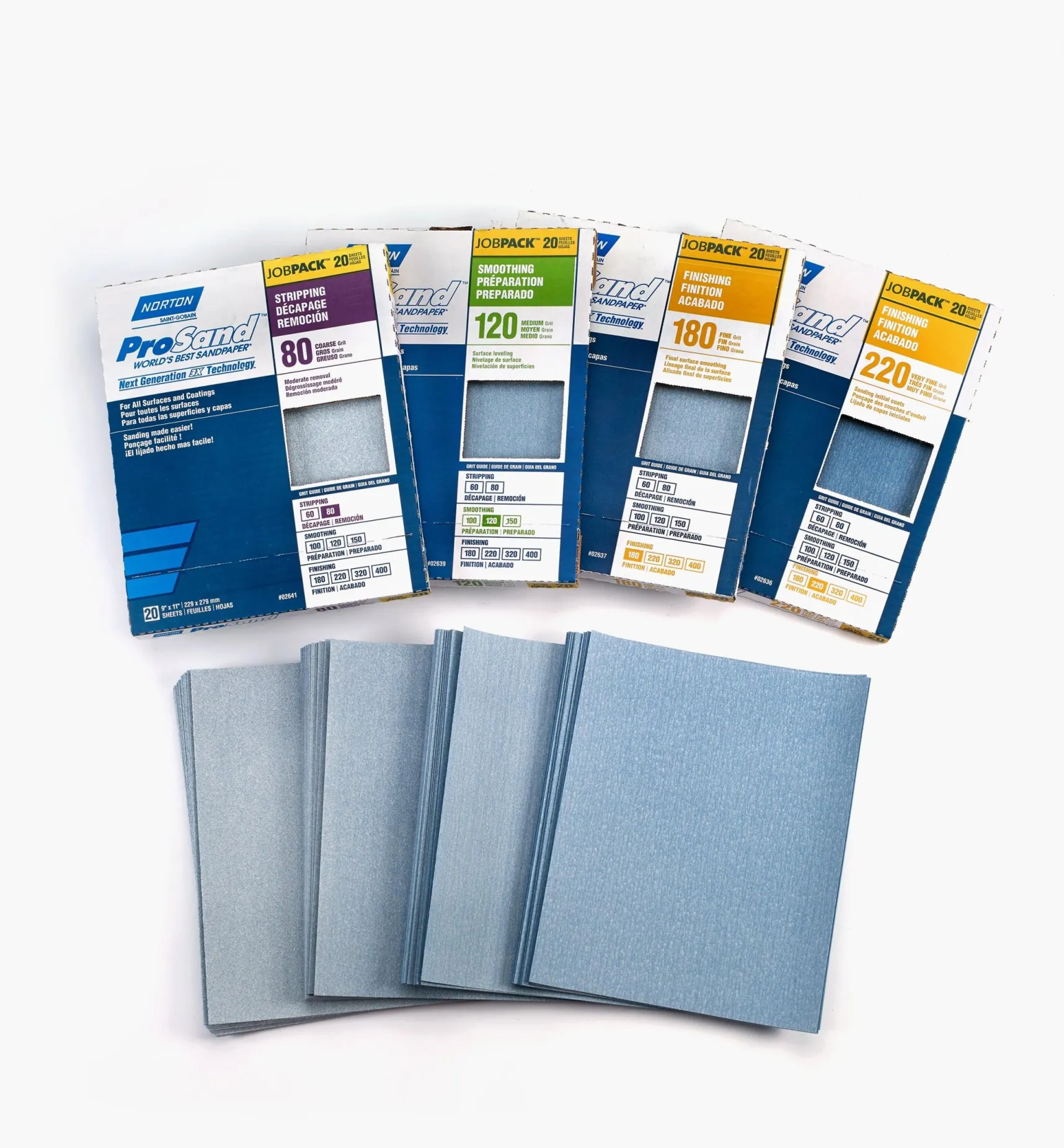 Hot Norton ProSand 3X Sandpaper Supplies