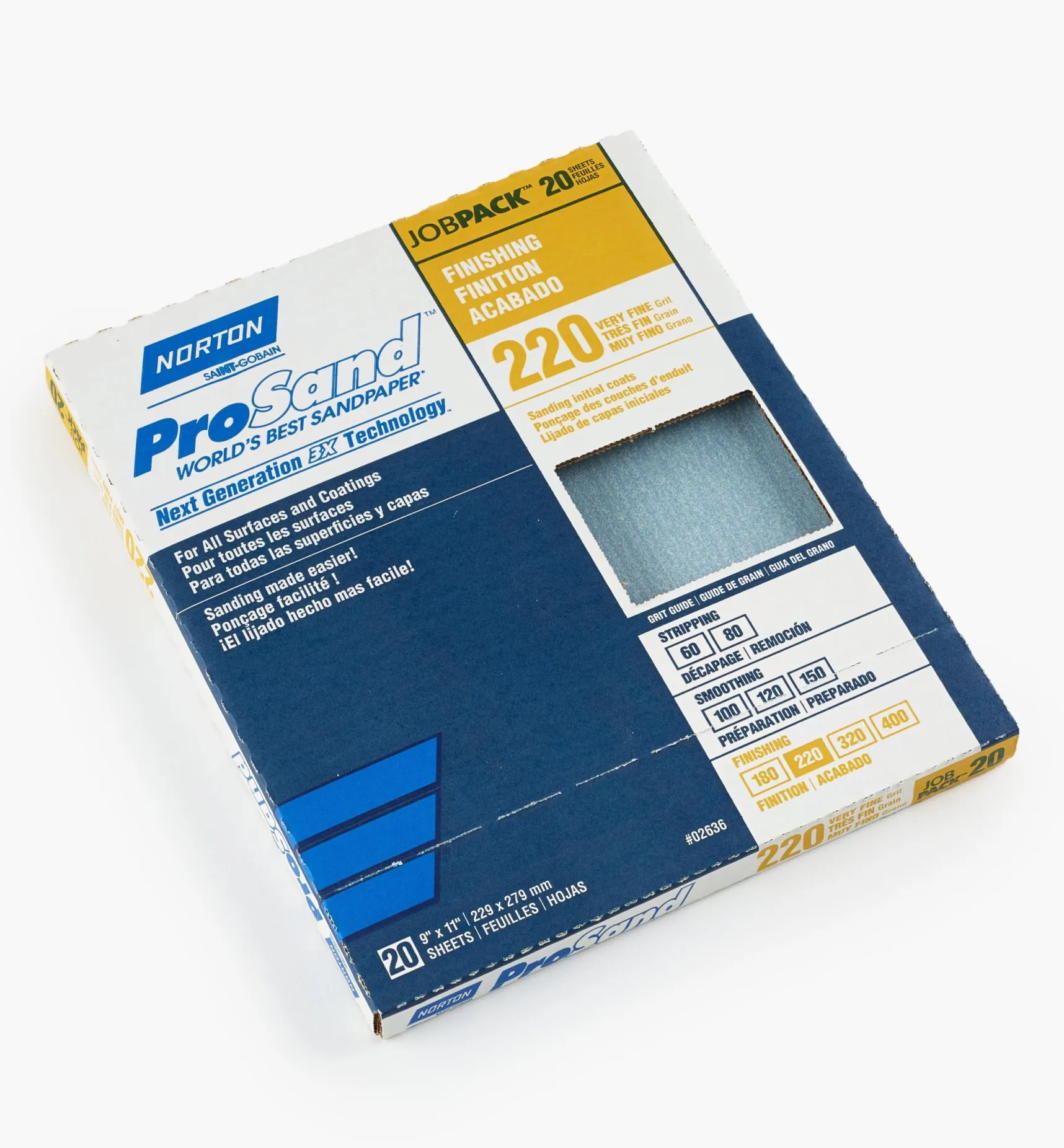 New Norton 3X ProSand Sandpaper Supplies