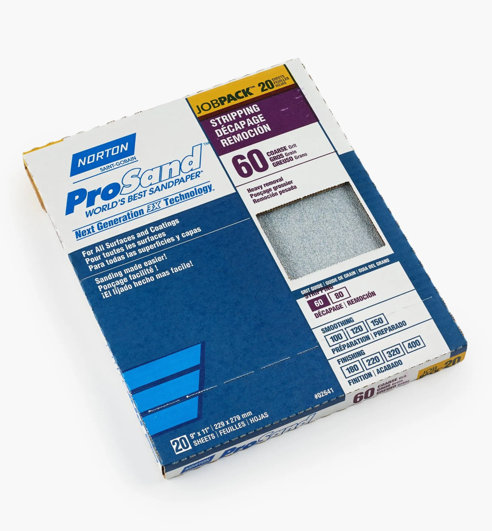 New Norton 3X ProSand Sandpaper Supplies