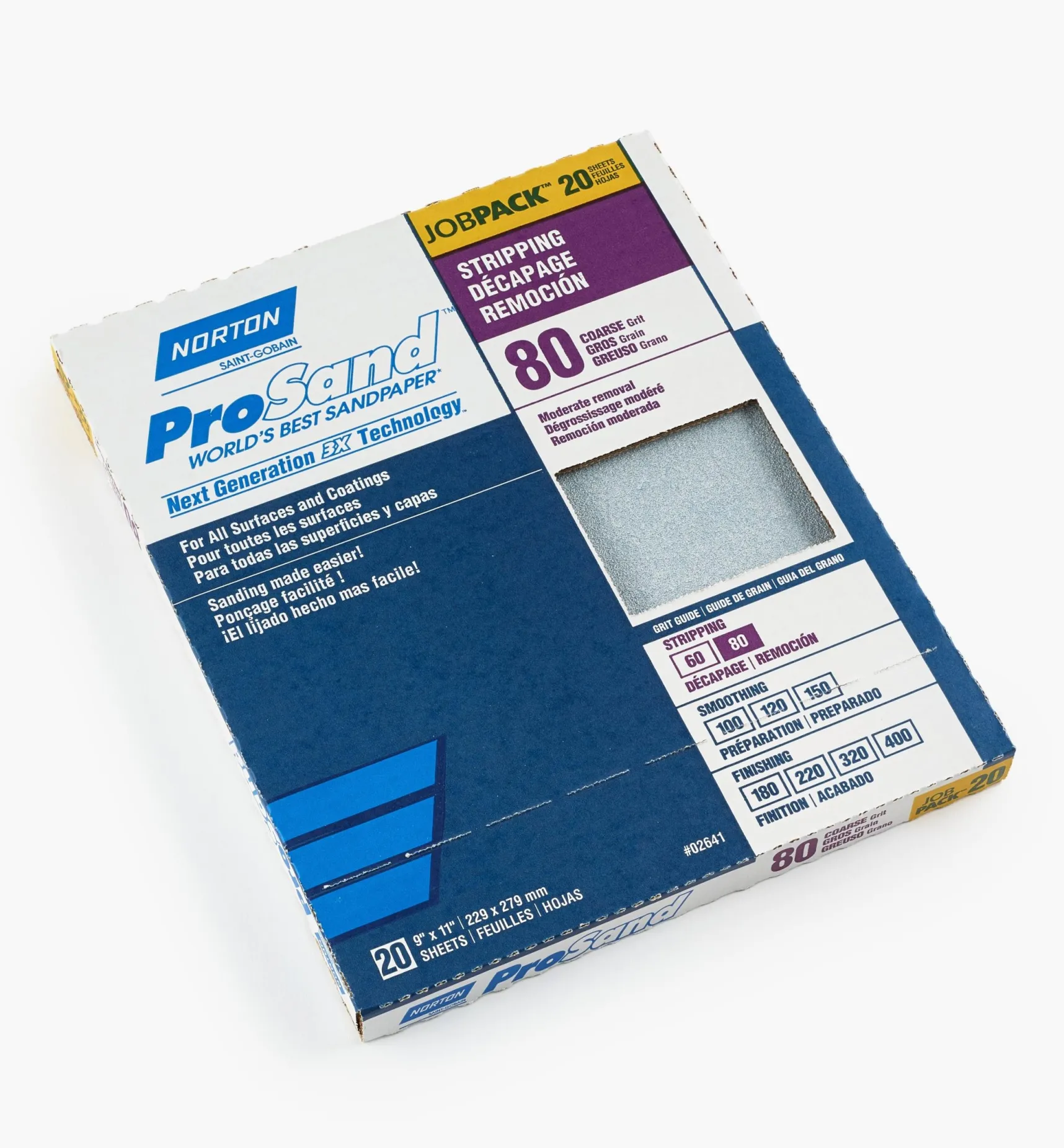 New Norton 3X ProSand Sandpaper Supplies