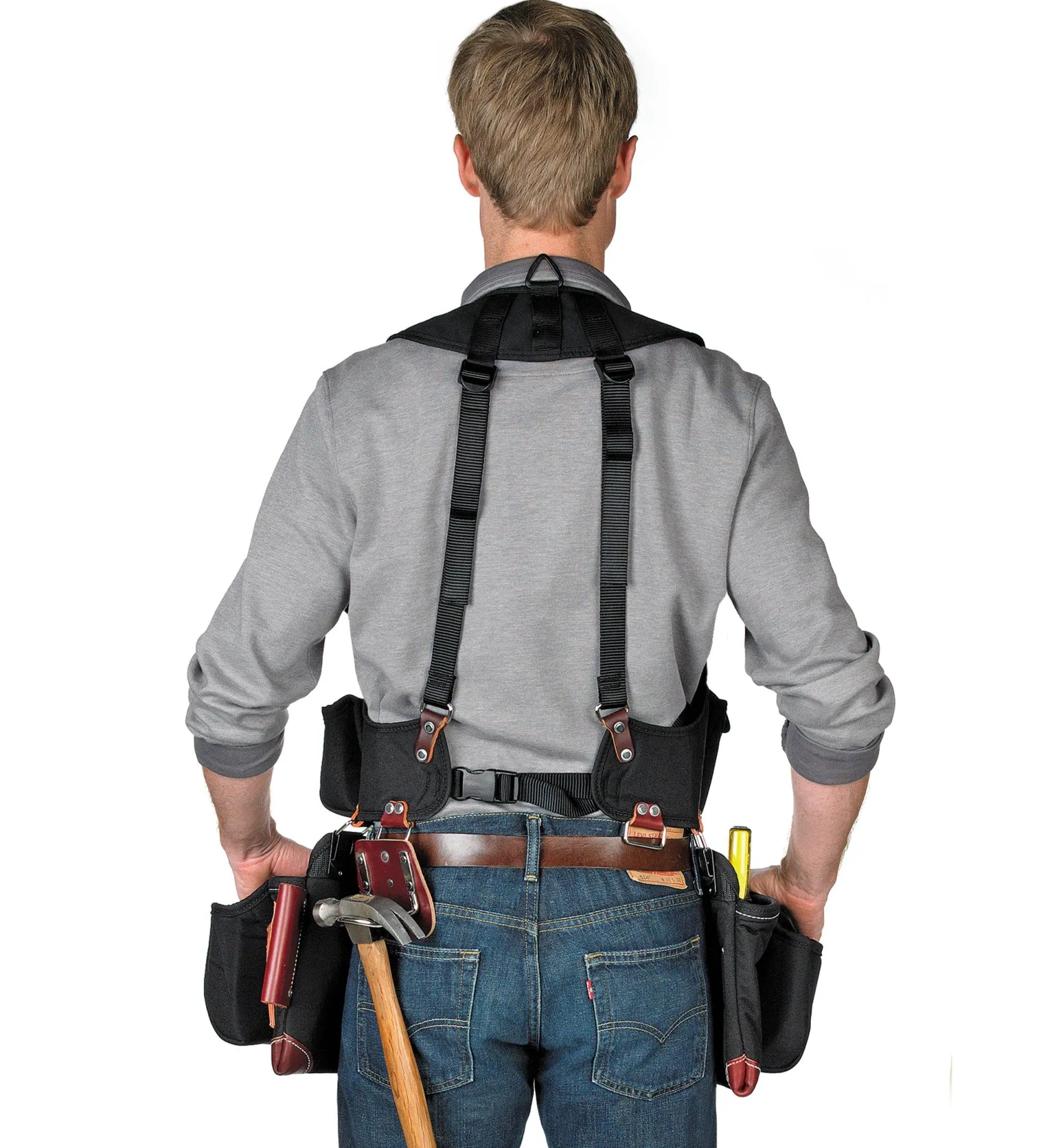 Best Occidental Leather Builder's Vest Safety Gear
