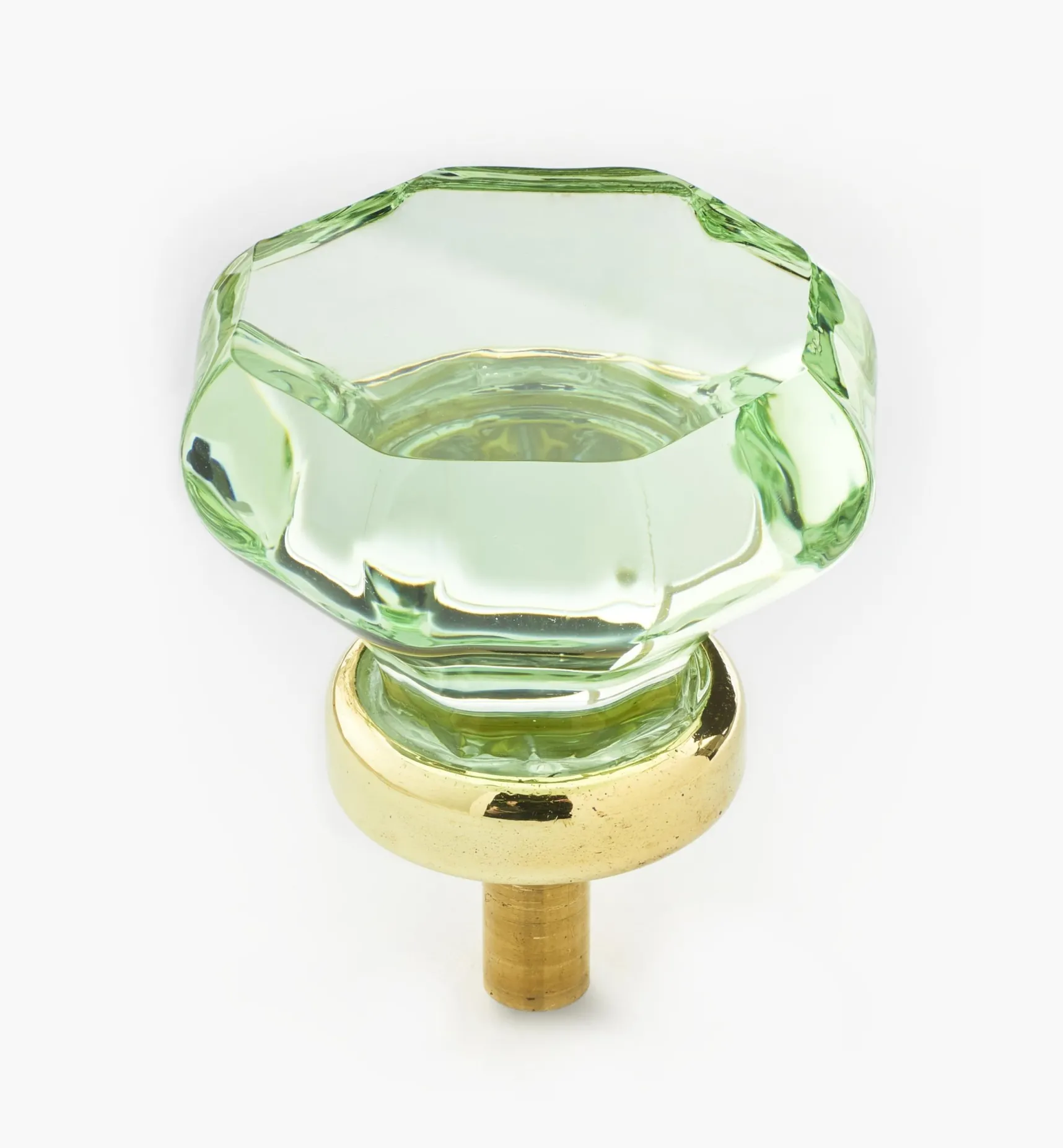 Online Octagonal Glass Knob Knobs