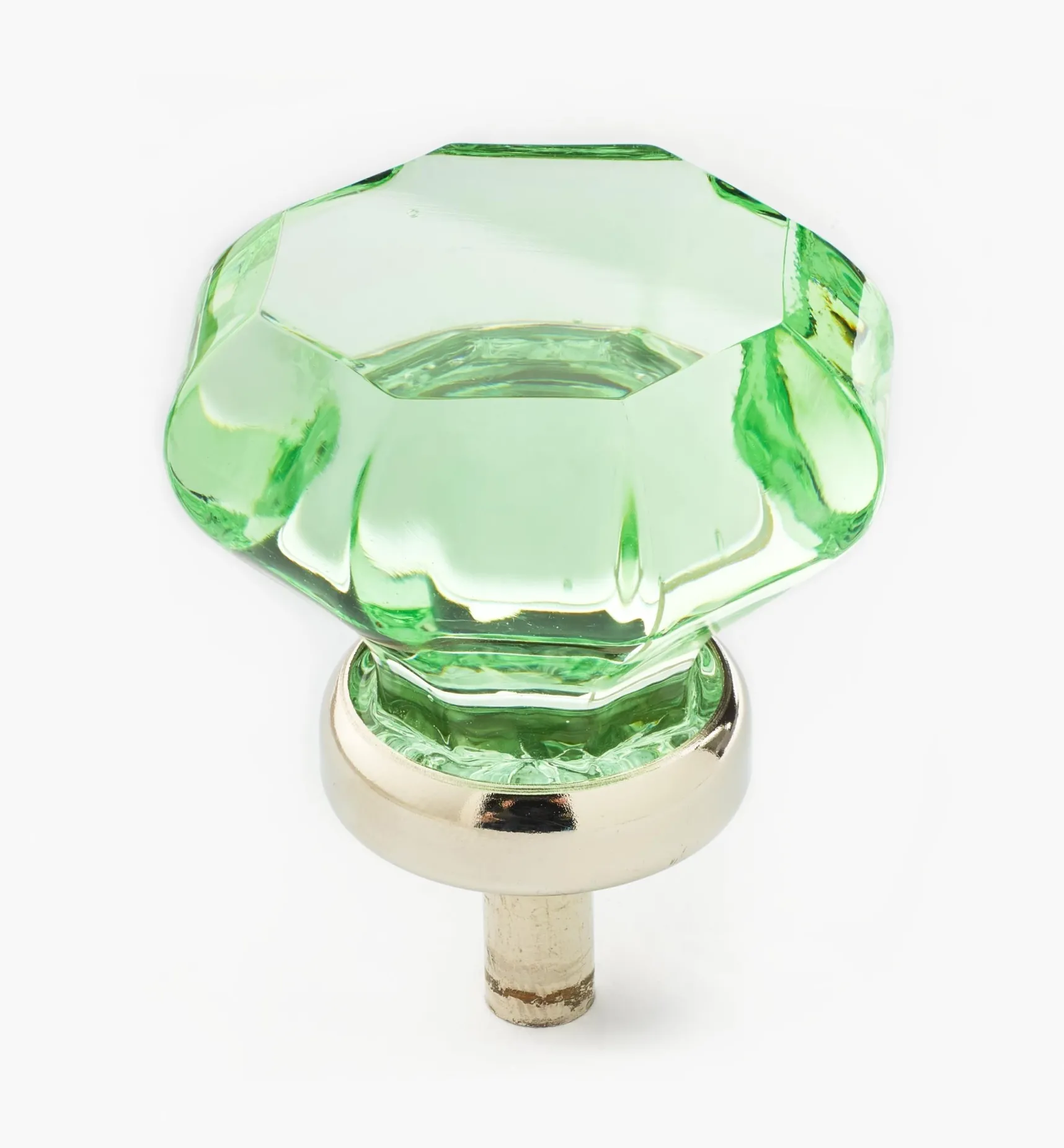 Online Octagonal Glass Knob Knobs