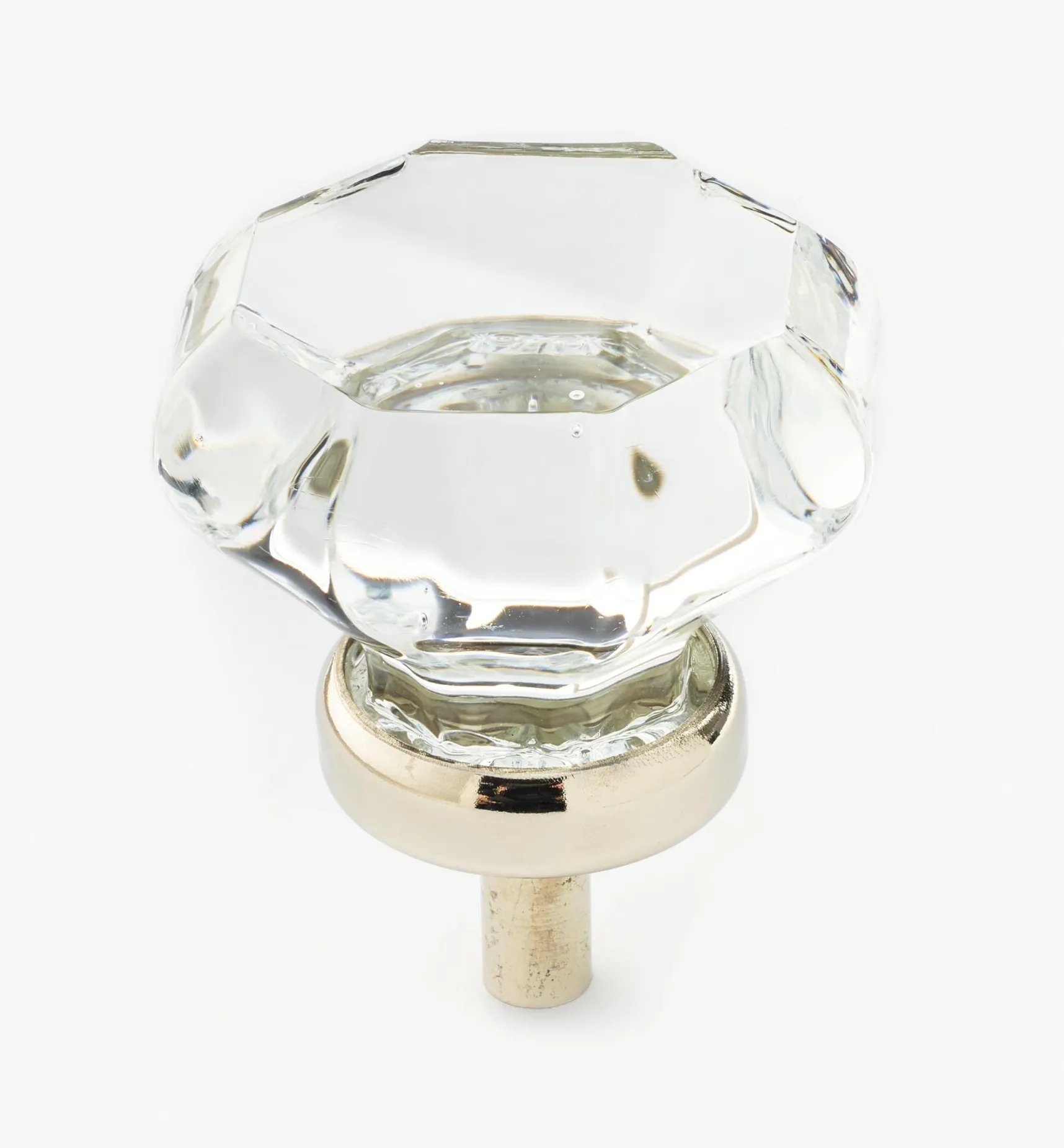 Online Octagonal Glass Knob Knobs