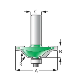 Hot Ogee Raised Panel Bits Routing