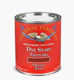 Orange General Water-Based Dye Stain Supplies