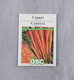 Online OSC Carrot Seed Packets Seed Starting