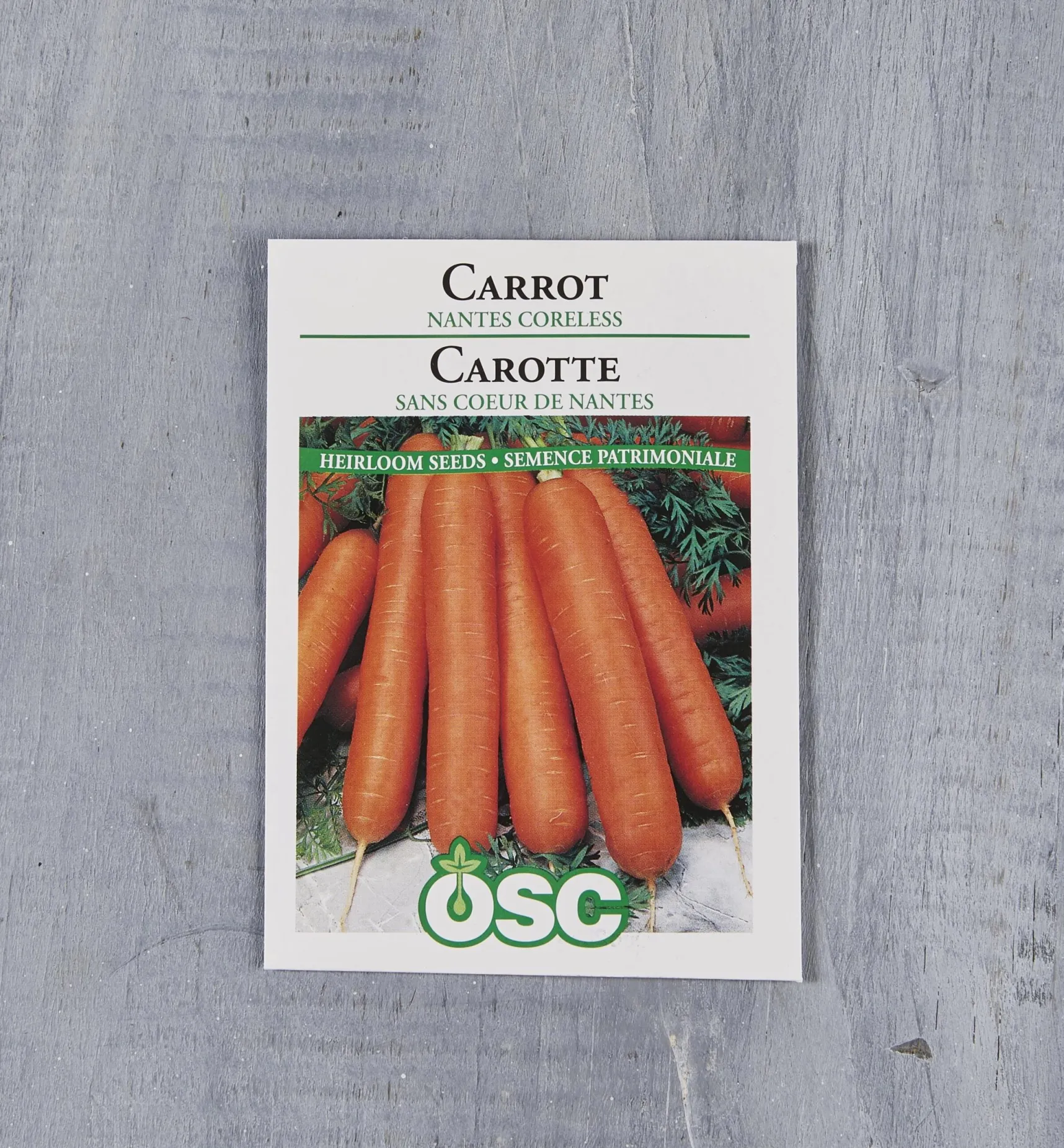 Online OSC Carrot Seed Packets Seed Starting